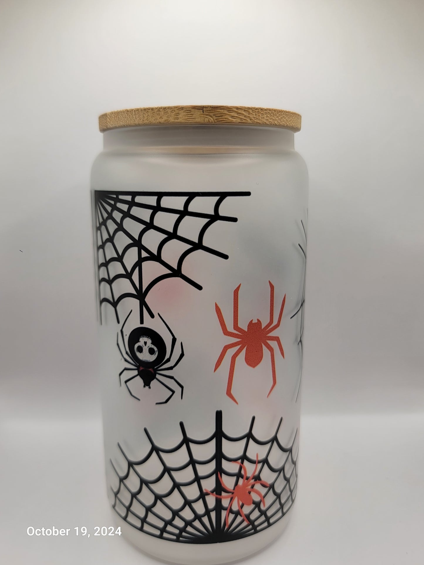 Spider Temple Glass cup