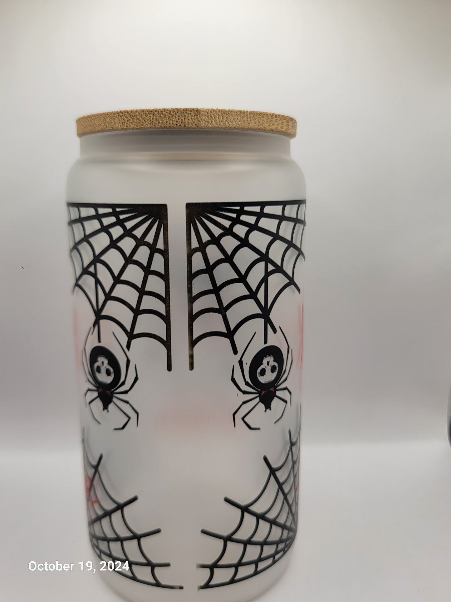 Spider Temple Glass cup