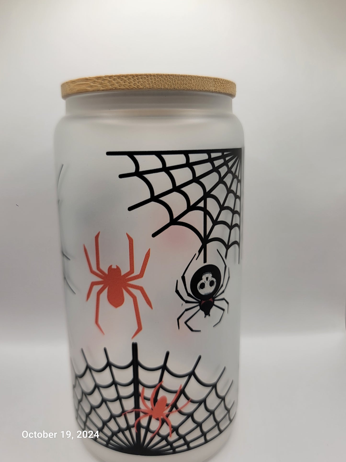 Spider Temple Glass cup