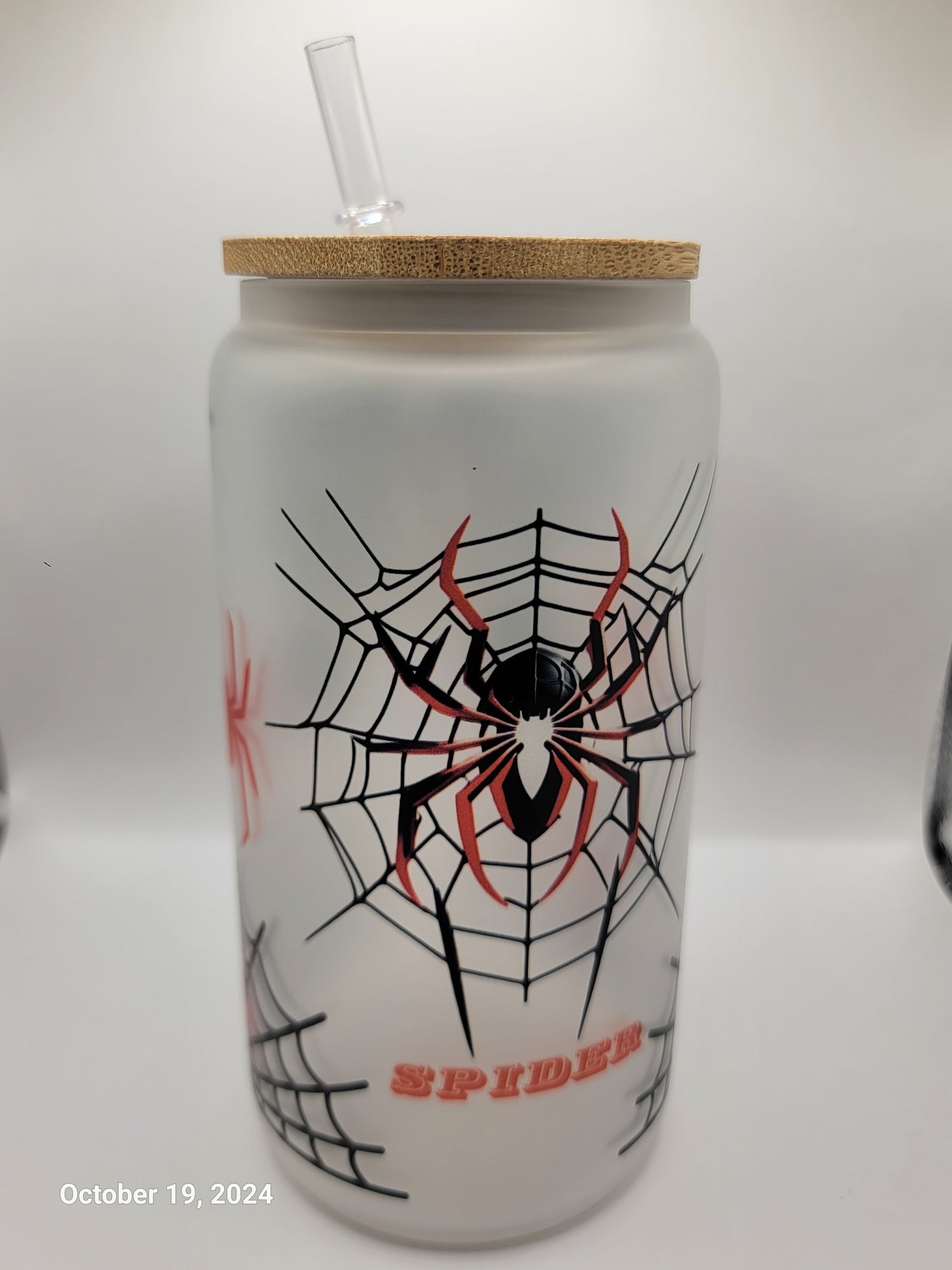 Spider Temple Glass cup